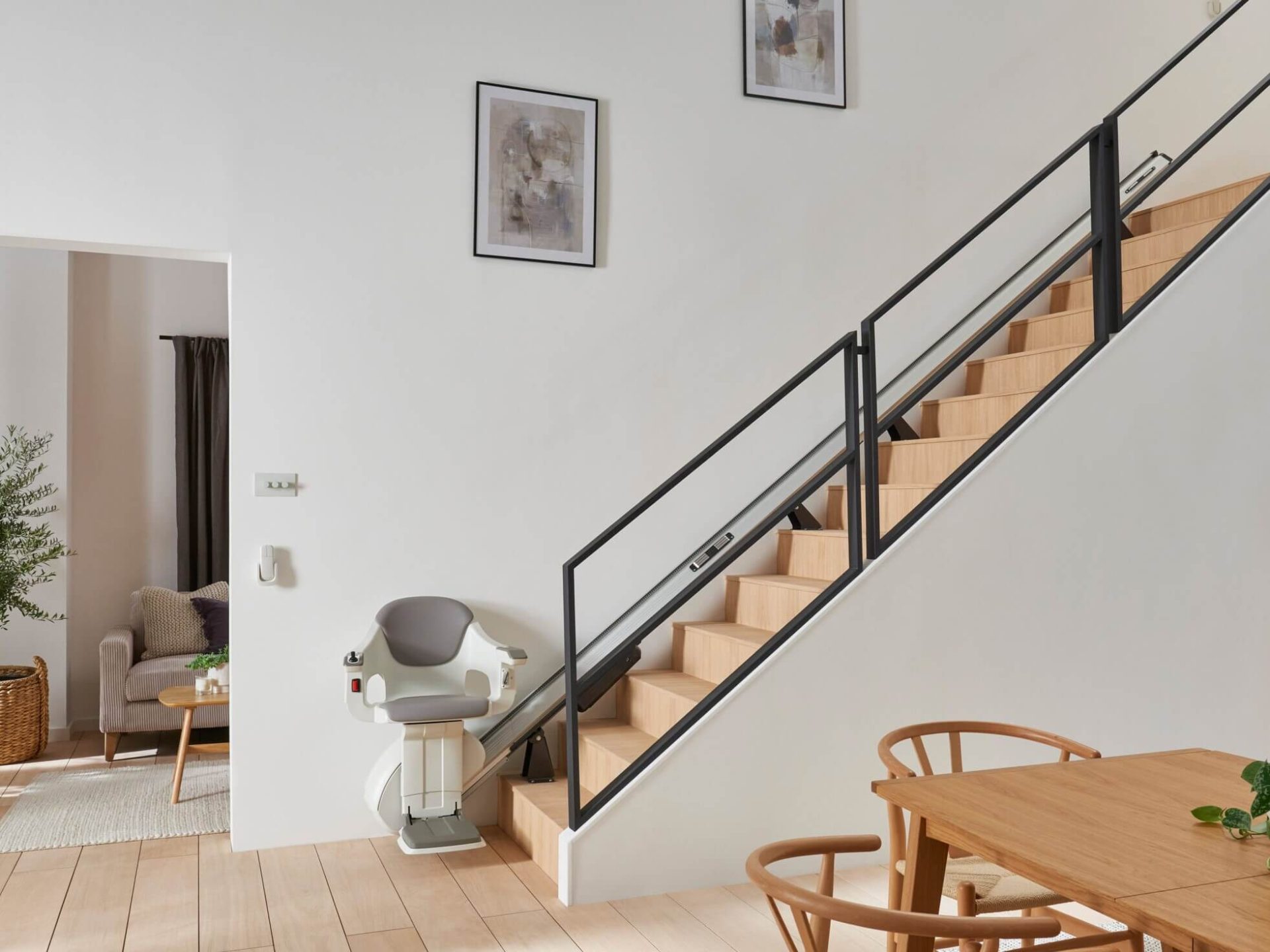 Kit Rallongement Pieds Pour Monte-escalier Droit Synergy - Renfort Jusqu'à 120 Kg